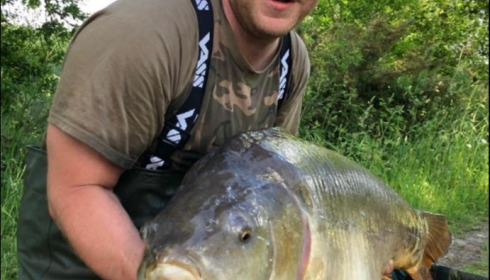 A 53 lb 8 oz carp from Old Oaks, May 2019
