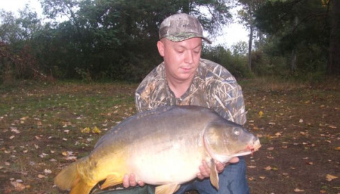 A 31 lb 8 oz carp from Old Oaks, Sep 2006