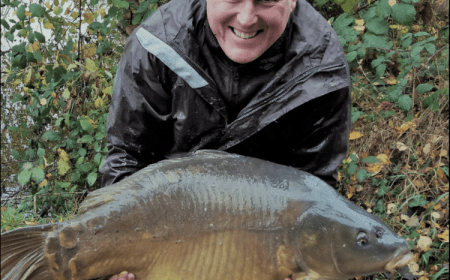 A 44 lb 6 oz carp from Old Oaks, Andrew Dudley-Wood, Nov 2018