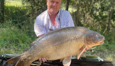 A 45 lb carp from Old Oaks, Glen Brooks, Sep 2021