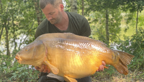 A 55 lb 1 oz carp from Old Oaks, Jamie Starr, Sep 2021