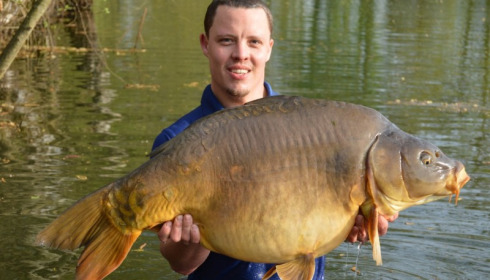 A 46 lb 2 oz carp from Old Oaks, Apr 2015
