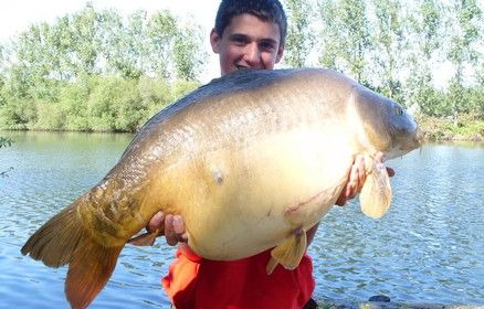 A 30 lb carp from Old Oaks, Jun 2009