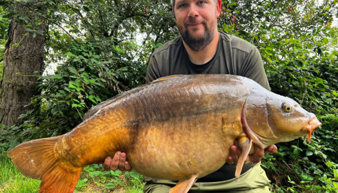 A 45 lb 8 oz fish from Old Oaks, Aug 2023