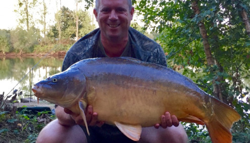 A 28 lb 6 oz carp from Old Oaks, Darren Garrett, Sep 2016