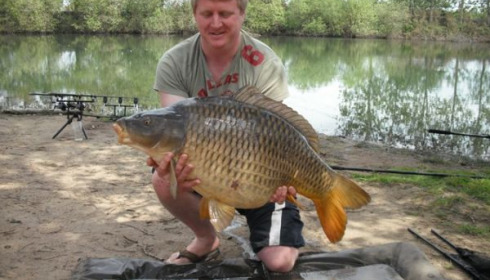 A carp from Old Oaks, Barry Warren party, Apr 2010