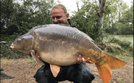 A 49 lb 11 oz carp from Old Oaks, Sep 2019