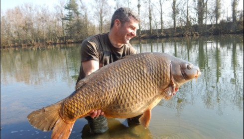 A 57 lb 14 oz carp from Old Oaks, Mar 2019