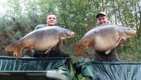 A 50 lb carp from Old Oaks, Ivan Head Group, Oct 2013