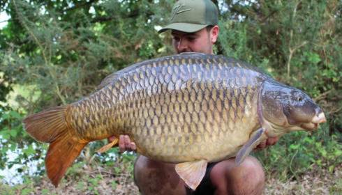 A 48 lb 8 oz carp from Old Oaks, Mitchell Cox, Aug 2017