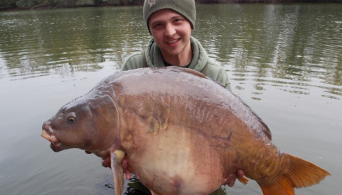 A 47 lb 12 oz carp from Old Oaks, Ivan Head Group, Oct 2013
