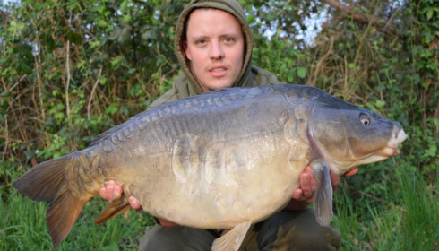 A 32 lb carp from Old Oaks, Apr 2015