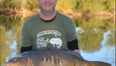 A 55 lb 12 oz carp from Old Oaks, Steve, Oct 2018