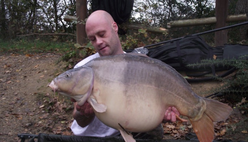A 41 lb carp from Old Oaks, Jamie Brooks, Nov 2014