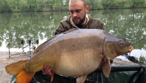 A 39 lb 9 oz carp from Old Oaks, Tom Swain, Apr 2014