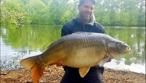 A 53 lb carp from Old Oaks, May 2019