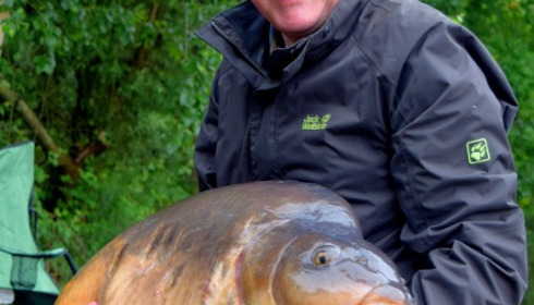 A 53 lb carp from Old Oaks, Steve Rhodes, Jun 2016