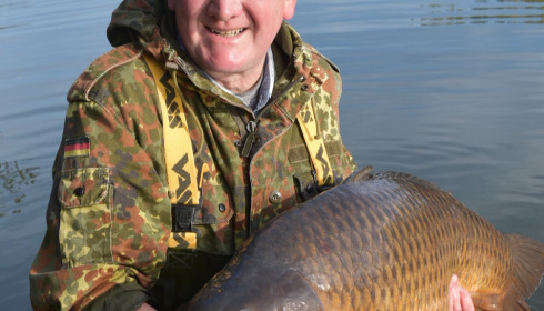 A 45 lb fish from Old Oaks, Common Carp, Oct 2021