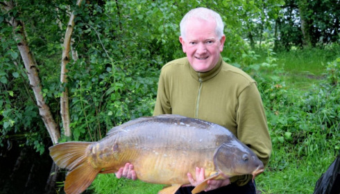 A 40 lb carp from Old Oaks, Stephen J Rhodes, May 2016