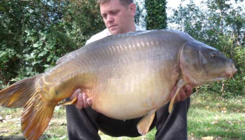 A 40 lb 4 oz carp from Old Oaks, Steven Eamonson, Sep 2010
