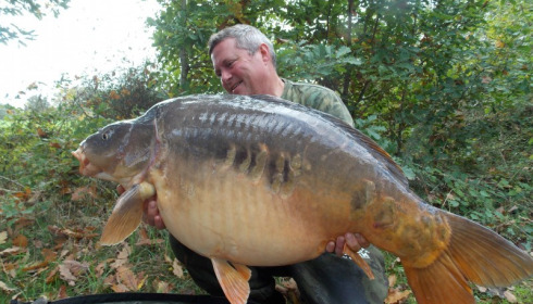 A 49 lb 4 oz carp from Old Oaks, Ivan Head Group, Oct 2013