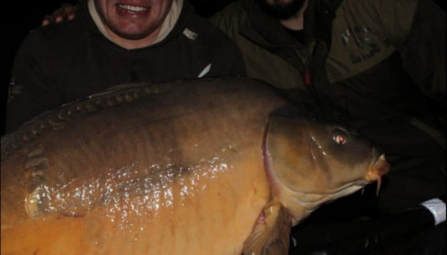 A 55 lb carp from Old Oaks, Mar 2019