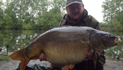 A 47 lb 8 oz carp from Old Oaks, May 2014