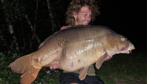 A 55 lb 8 oz fish from Old Oaks, Aug 2023