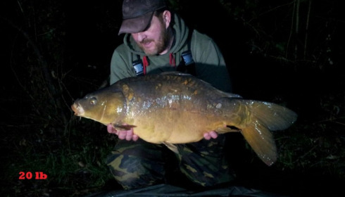 A 20 lb carp from Old Oaks, Alan Pugh's Party, Mar 2017