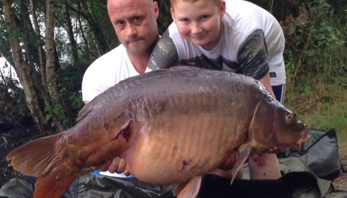 A carp from Old Oaks, Alfie lee Burksfield, Jul 2016