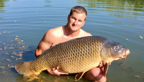 A 63 lb 3 oz carp from Old Oaks, Jamie Starr, Sep 2016