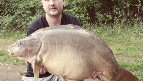A 38 lb carp from Old Oaks, Chris Hayward