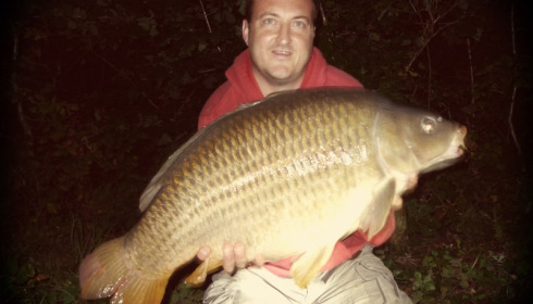 A 43 lb carp from Old Oaks, Keith Sheeky, Aug 2014