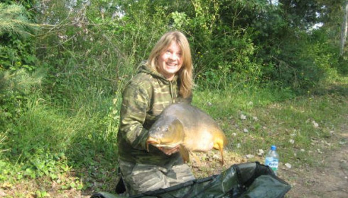 A 34 lb carp from Old Oaks, Jun 2006