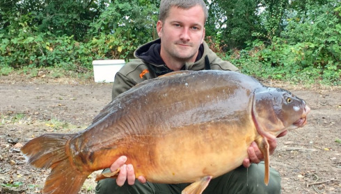 A 37 lb 1 oz carp from Old Oaks, Jamie Starr, Sep 2016