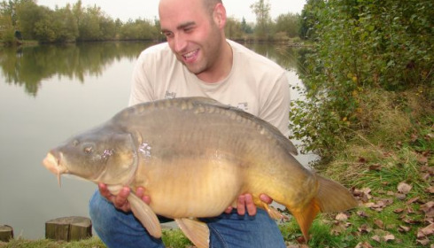 A 31 lb 2 oz carp from Old Oaks, Oct 2007