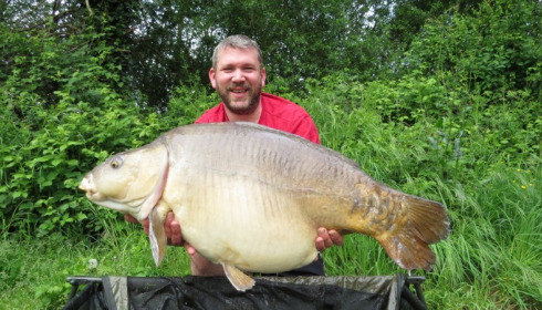 A 54 lb 3 oz carp from Old Oaks, Steve, Apr 2018