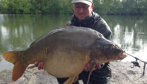 A 39 lb 5 oz carp from Old Oaks, Patrick Shipley, Apr 2014