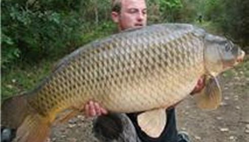 A 54 lb 2 oz carp from Old Oaks, Nathan, Sep 2011