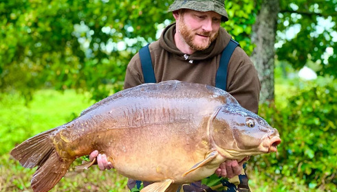 A 44 lb 8 oz carp from Old Oaks, Nicholas Parker-Brown, Oct 2021