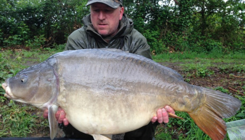 A 39 lb 5 oz carp from Old Oaks, Patrick Shipley, Apr 2014