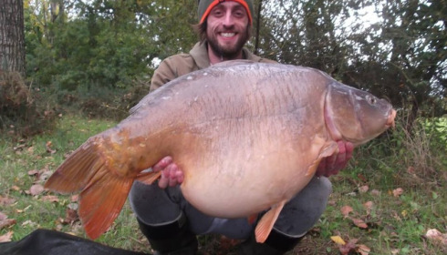 A 42 lb carp from Old Oaks, Philip Wale, Oct 2013