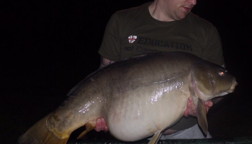A 39 lb 8 oz carp from Old Oaks, May 2015