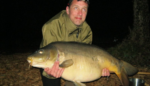 A 44 lb 3 oz carp from Old Oaks, Scott Fyles, Apr 2015