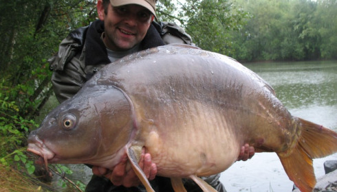 A 50 lb carp from Old Oaks, Scott White, Aug 2015