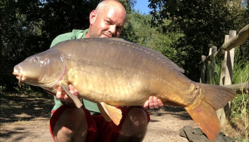 A carp from Old Oaks, Tuplin Party, Sep 2018