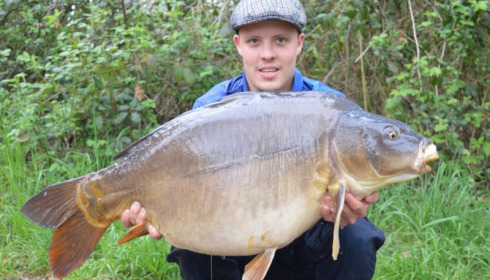 A 45 lb carp from Old Oaks, Apr 2015