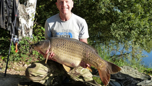 A 38 lb carp from Old Oaks, Michael Devereux, Sep 2012