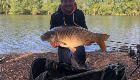 A 49 lb 12 oz carp from Old Oaks, Jun 2019