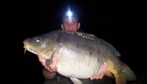 A 24 lb carp from Old Oaks, May 2006
